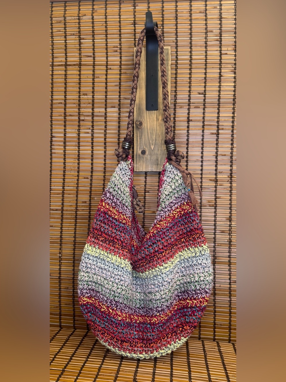 The Sak Happy & Free Drawstring Crochet Bag